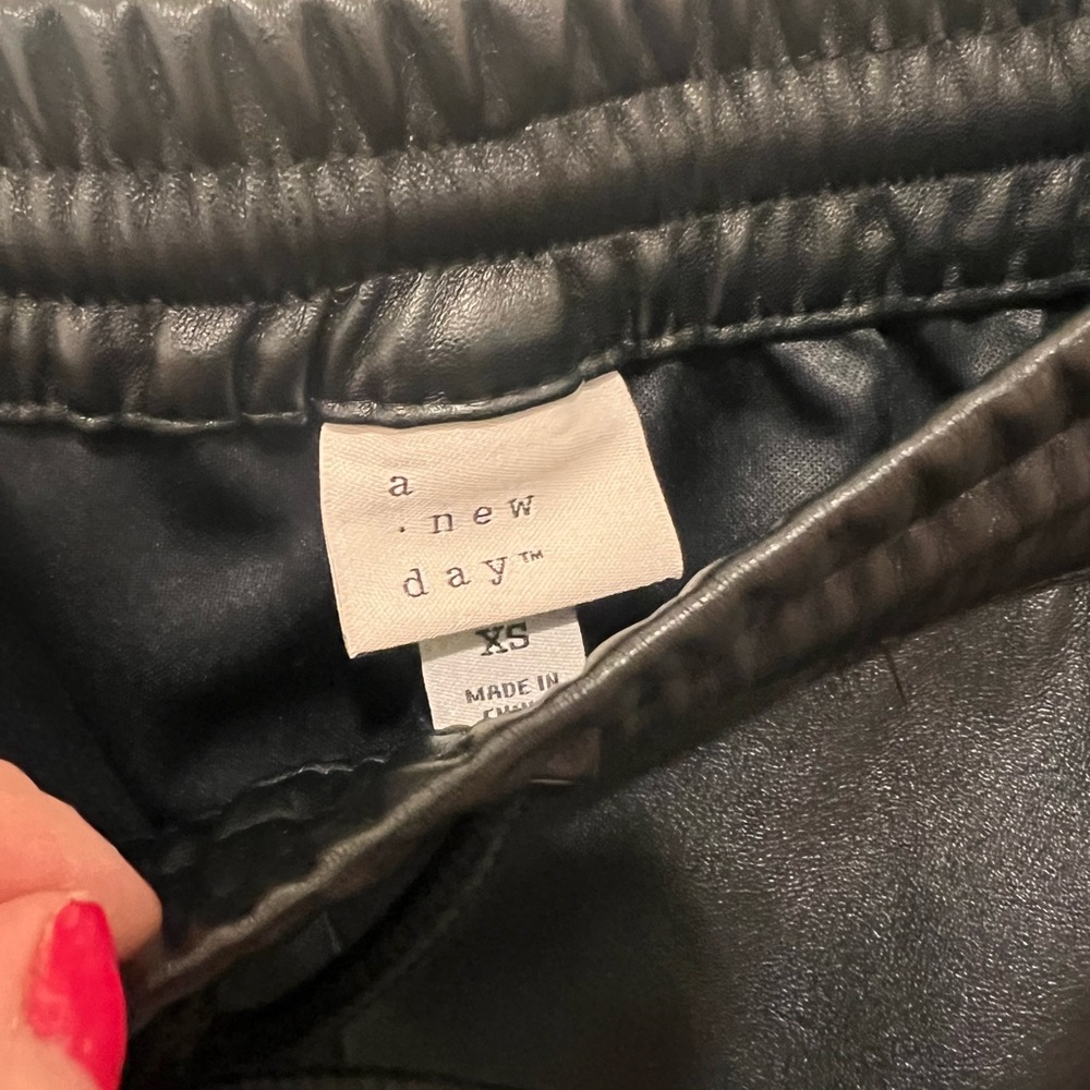 Vegan Leather Pants